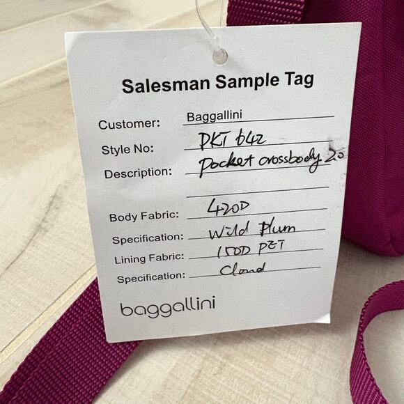Baggallini Women's Pocket Crossbody 2.0 Bag Plum - Picture 6 of 14